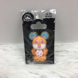 NEW Disney Parks Vinylmation 3D Trading Pin Its A Small World Rainforest Leopard